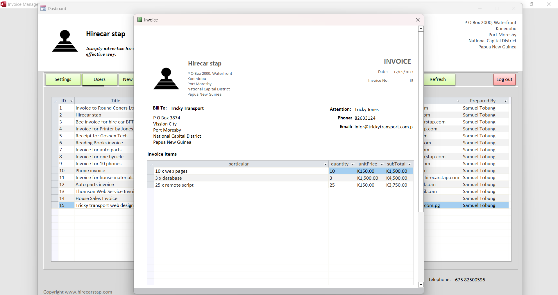 dashboard image