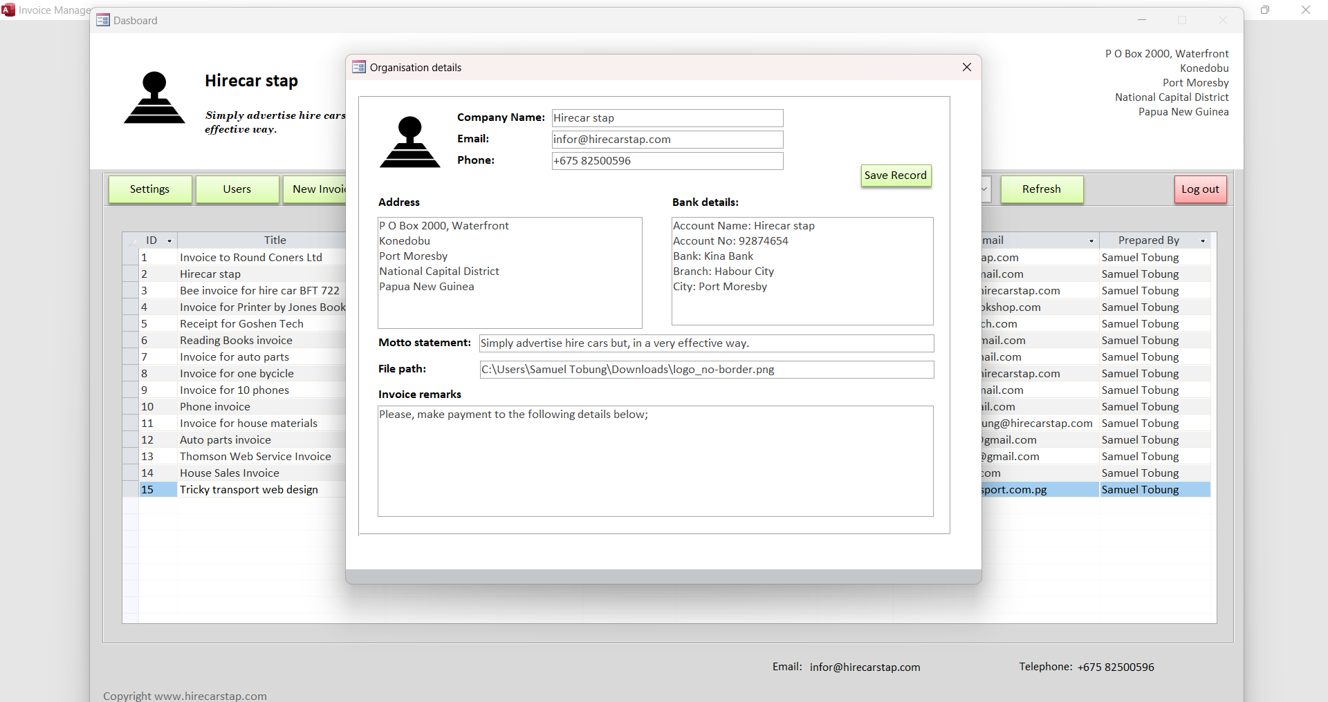 dashboard image