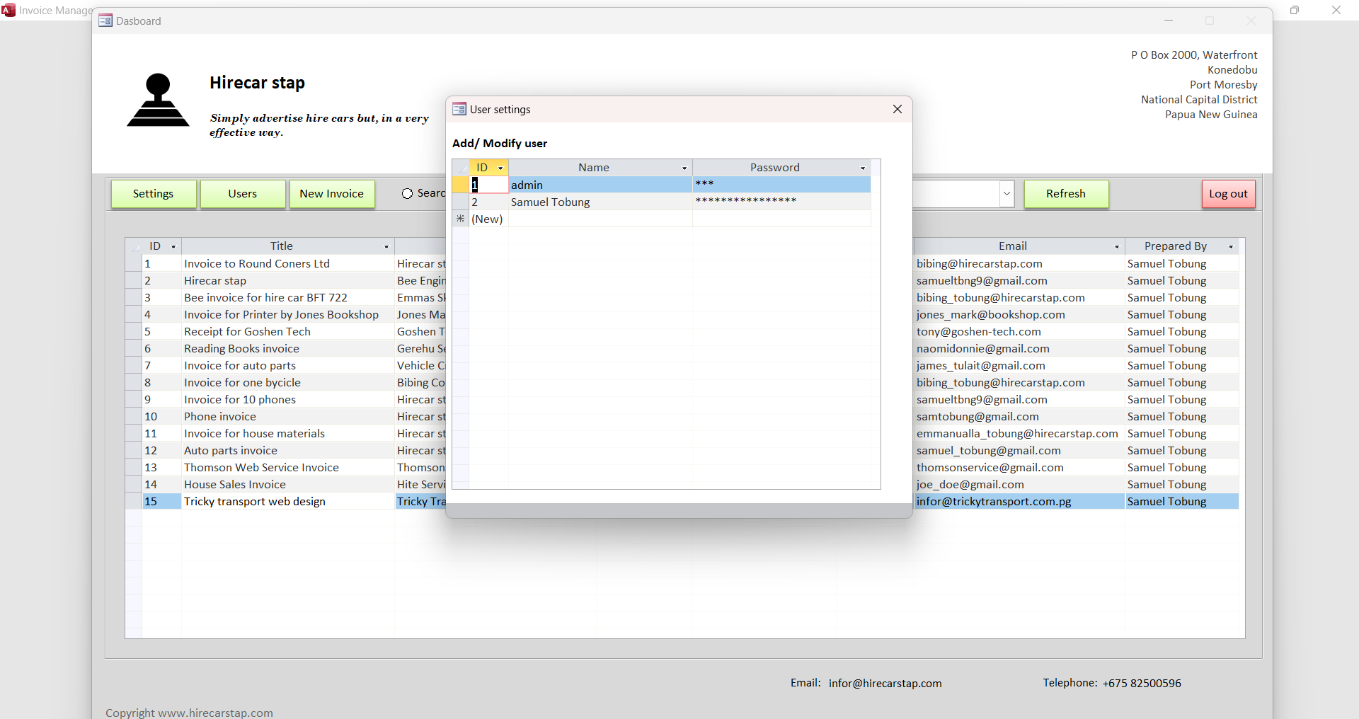 dashboard image