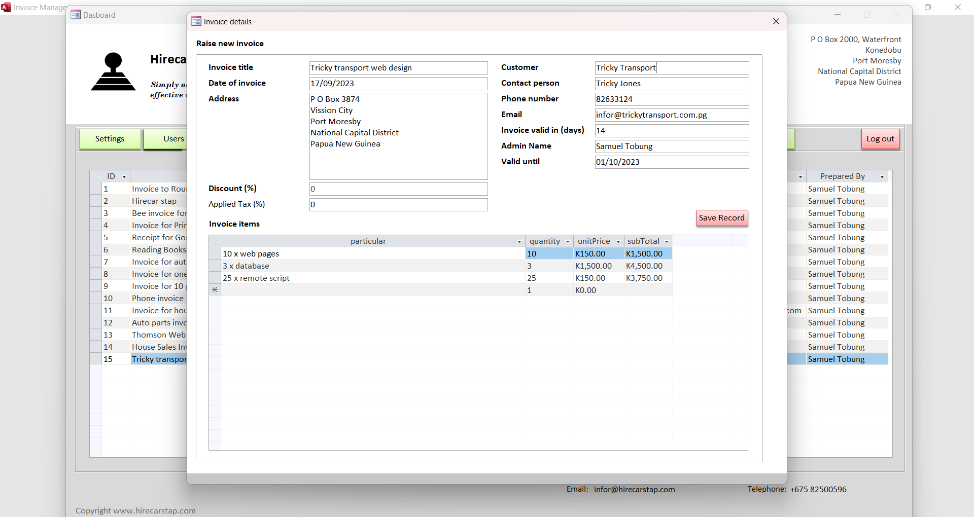 dashboard image